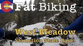 Fat biking West Meadow Trail clockwise