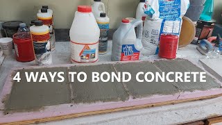 4 Ways To Bond New Concrete To Old Concrete