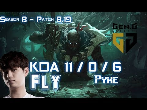 GEN Fly PYKE vs GRAGAS Mid - Patch 8.19 KR Ranked