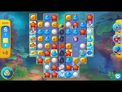 Fishdom 6340 Level - 18 moves - NO BooSTERS