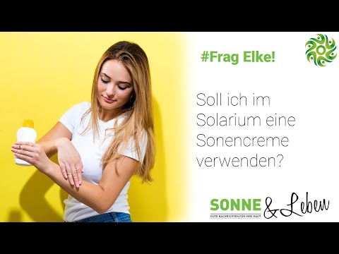 Frag Elke - Sonnencreme im Solarium?