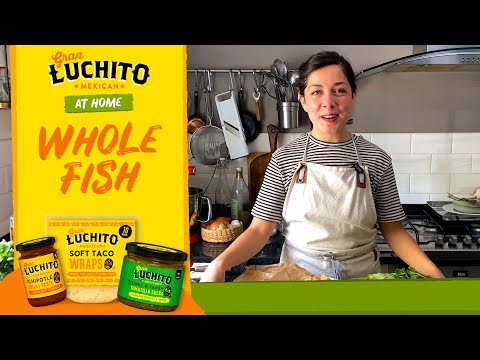 How to Make Whole Fish Mexican Style With Adobo Sauce | Gran Luchito