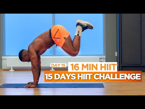 Day 15 - 15 MIN HIIT IT HARD Surprise Workout - Full Body, No Equipment, No Repeat