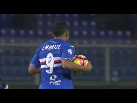 Il gol di Muriel - Sampdoria - Bologna - 3-1 - Giornata 24 - Serie A TIM 2016/17