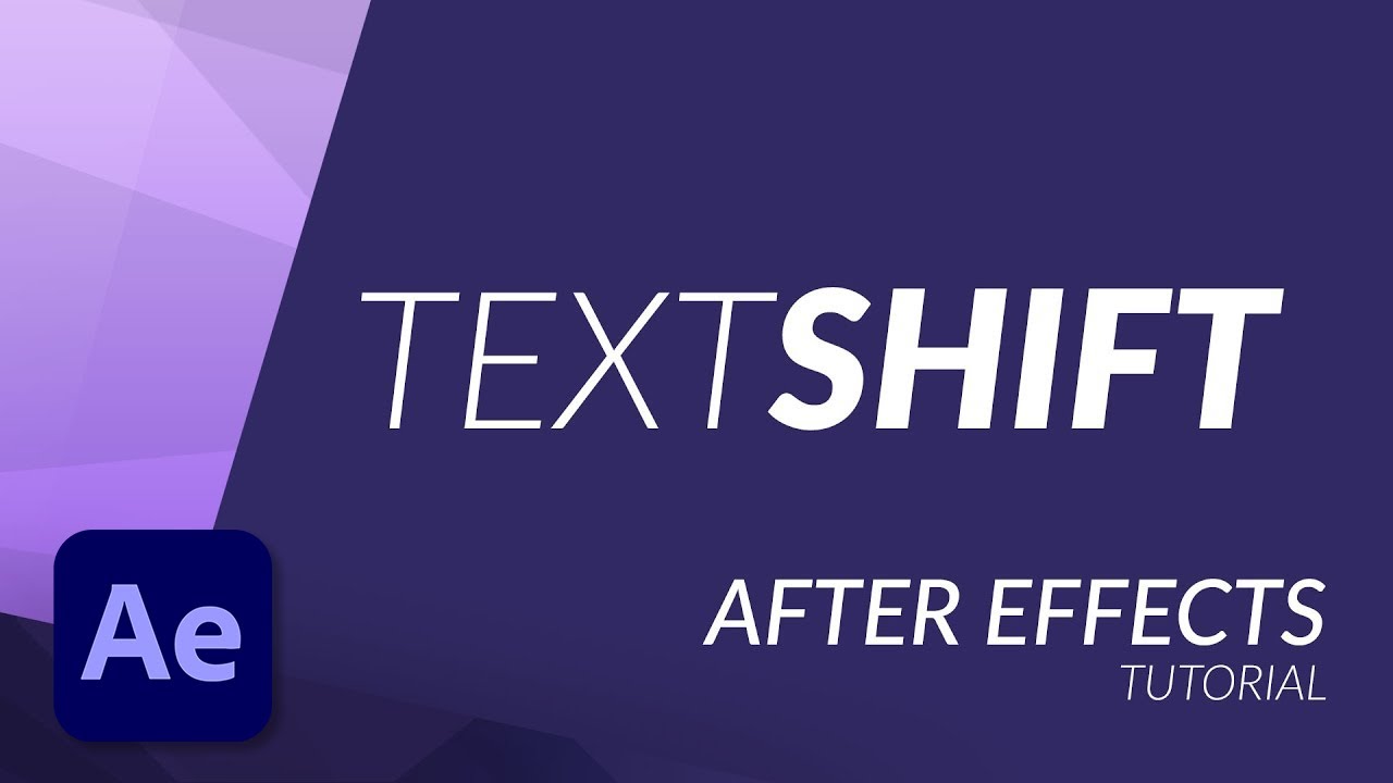Text Shift Effect in After Effects
