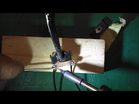 Märklin 3065 Telex, Lampe, Feldmagnet erneuern, Verkabelung im Detail