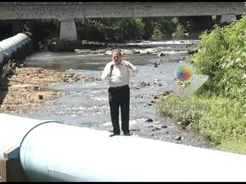 Rio Uberabinha: trecho que corta a cidade está muito seco