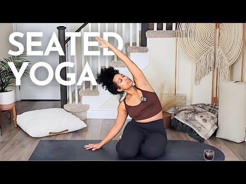 15 min Slow Seated Yoga Stretch -  Transform Your Upper Body!