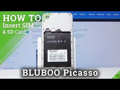 How Insert SIM & SD Card in BLUBOO Picasso – Micro SIM & SD