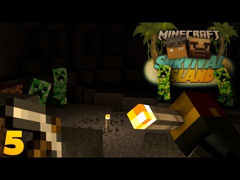 Minecraft SURVIVAL ISLAND EP 5 "CREEPER" (Minecraft Survival Island LP Hour Special w/ Sean)