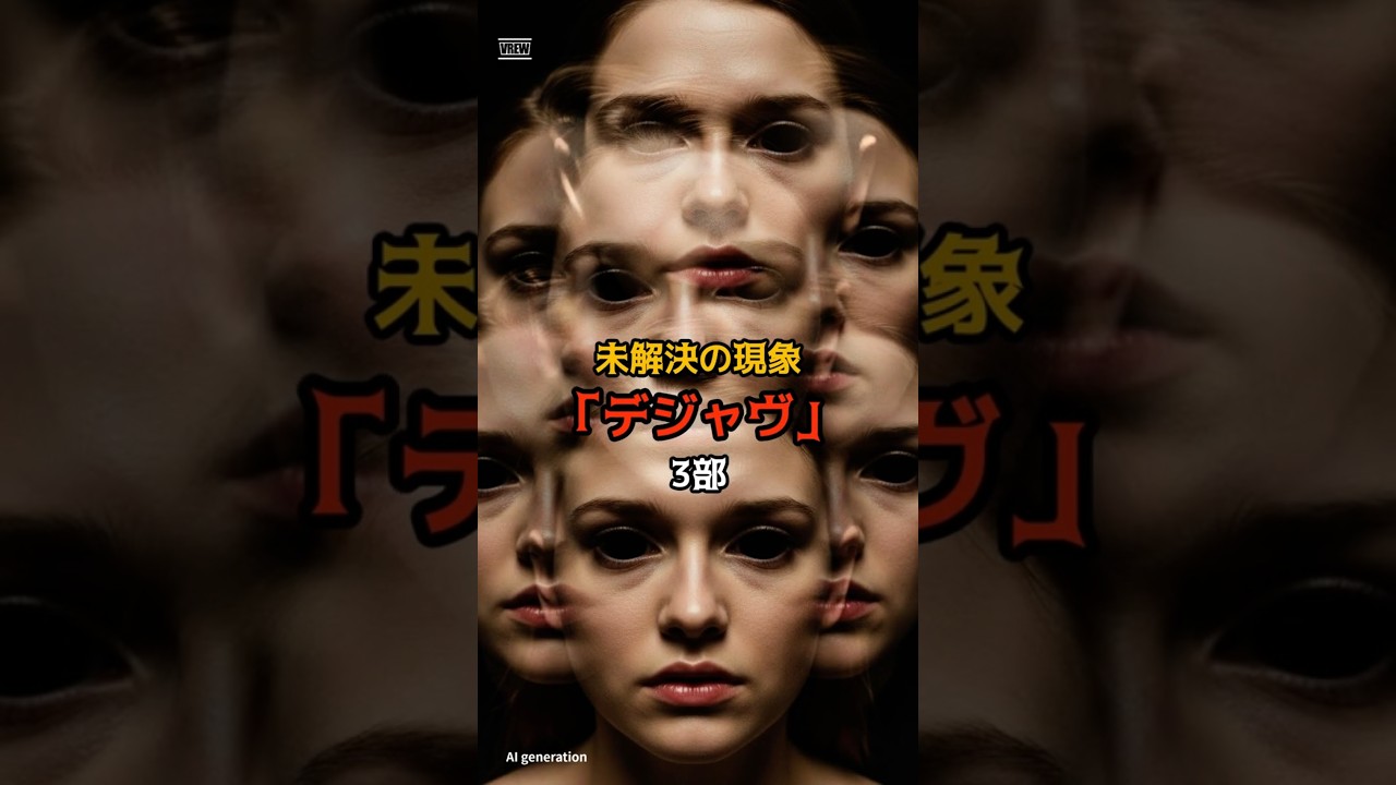 未解決の現象「デジャヴ」3部 #都市伝説 #謎 #不思議 #雑学