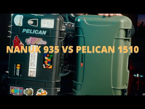 Nanuk 935 vs Pelican 1510 w Trekpak Insert Carry On Case