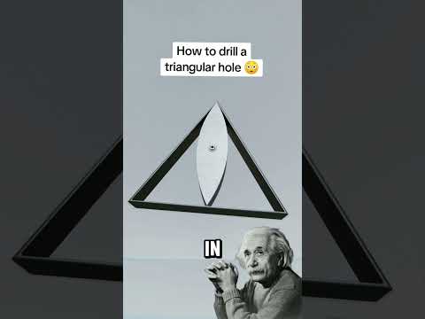 How To Perfectly Cut A Triangular Hole Engineering Masterpiece (📸:reason4math)