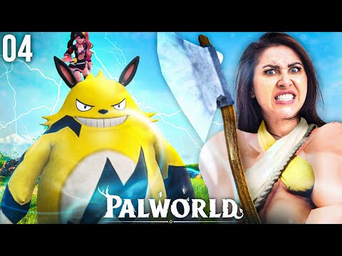 Ich besiege den ersten Boss in Palworld 🌱 [Part 4]