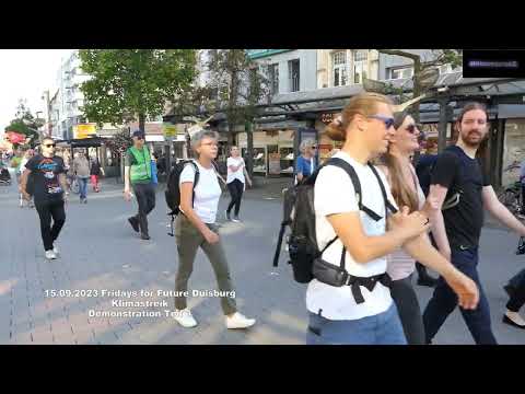 15.09.2023 Klimastreik Fridays for Future Duisburg Demonstration Teil 3