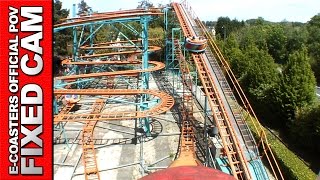preview picture of video 'Ragondingue Bagatelle Parc - Roller Coaster POV On Ride Spinning Reverchon (Theme Park France)'