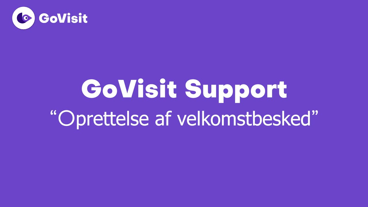 GoVisit: Push-fuktionen