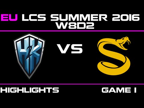 H2K vs SPY Game 1 highlights W8D2 EU LCS 2016 H2K Gaming vs Splyce   SPY vs H2K   LCS LOL