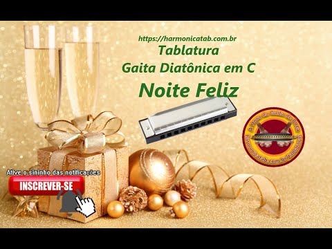 Noite Feliz - Tablatura para Gaita Diatônica em C