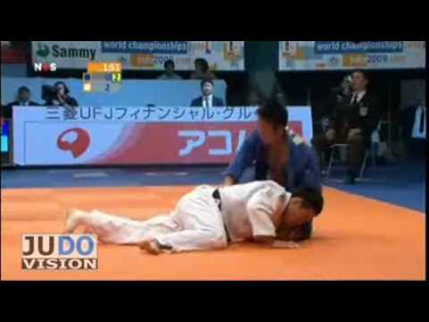 JUDO 2009 World Championships: Ki-Chun Wang 왕기춘 (KOR) - Chol Su Kim (PRK)