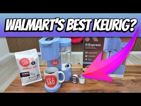 Keurig K-Express Single Serve K-Cup Pod Coffee Maker, 3 Brew Sizes, Strong Button Feature, 42oz Removable Reservoir, Warm Stone video review thumbnail