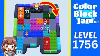 Solution du Niveau 1756 de Color Block Jam