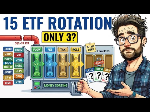Dividend ETF Rotation 2026: 15 Funds Ranked, Only 3 Worth Owning