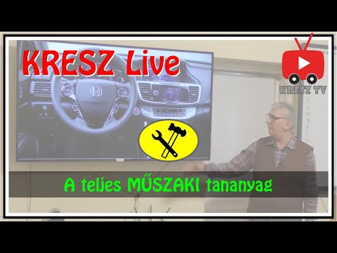 KRESZ - Live - a teljes műszaki foglalkozás, kérdésekkel.