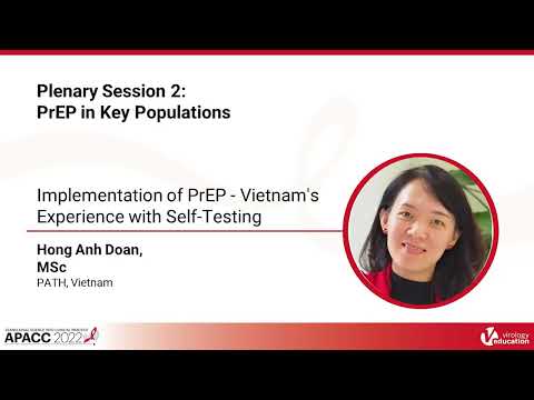 Implementação da PrEP - Experiência do Vietnã com autoteste | Hong Anh Doan, MSc