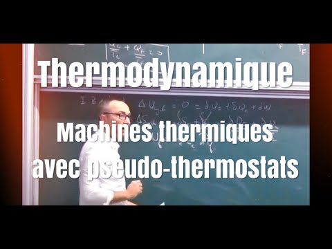 Machine thermique avec pseudo sources- Corrigé Centrale TSI Physique 1 2016 (2/5)