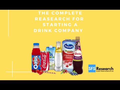 How to Start a Drink Company - Chapter 1 - Market Research Help & Ideas