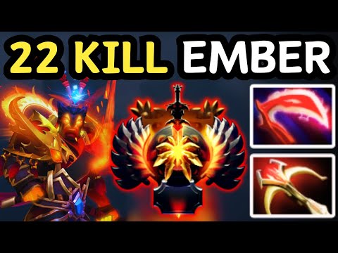 🔥 22 KILLS EMBER SPIRIT CARRY IS TOO HOT TO HANDLE 🔥 | DOTA 2