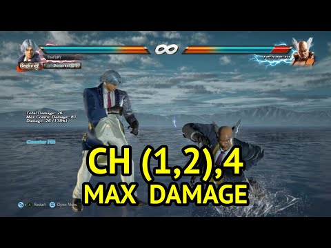 Lee Chaolan 1,2,4  Combos | Max Damage