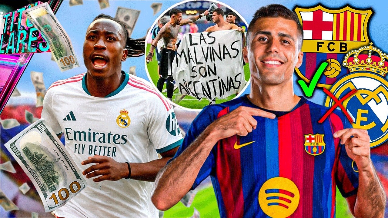 “Rodri da el sí al Barça” | OFICIAL: Diomandé es del Madrid | Molesta a ingleses decisión de AFA