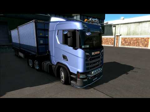 Euro Truck Simulator 2 - Scania S 450 - Torino to Stuttgart