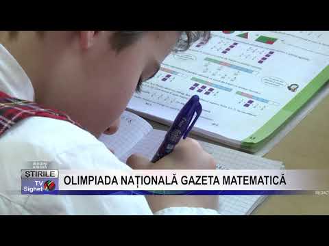 Stire 10 OLIMPIADA NAȚIONALĂ GAZETA MATEMATICĂ