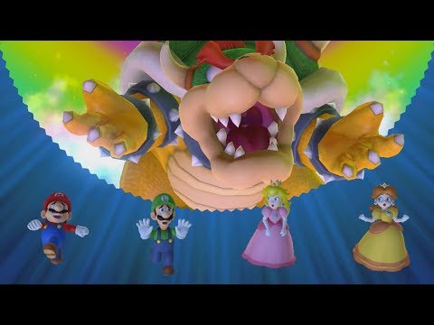 Mario Party 10 - Bowser Party - Mushroom Park - Mario Vs Luigi Vs Peach Vs  Daisy