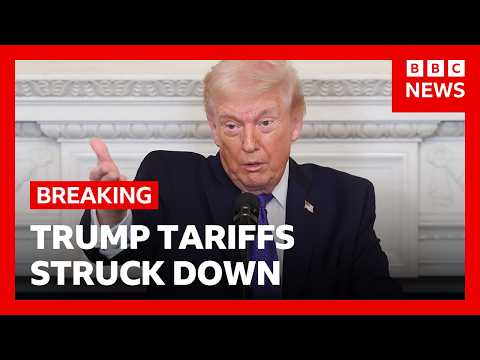 トランプ氏の広範な世界的関税、米最高裁が却下 | BBC News (Donald Trump's sweeping global tariffs struck down by US Supreme Court | BBC News)