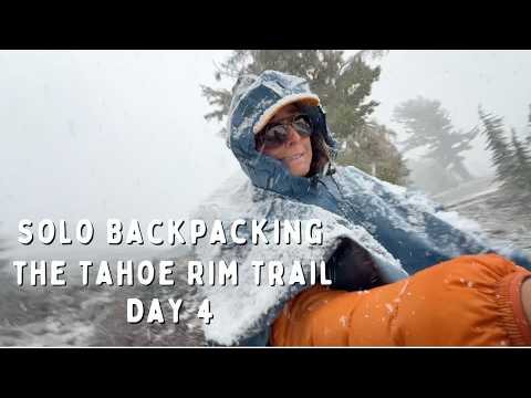 Tahoe Rim Trail | Day 4 | 22 miles (June '25)  - A surprise snowstorm in the Desolation Wilderness