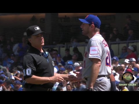 Max Scherzer gets ejected by Phil Cuzzi & the broadcast is not having the strike zone.