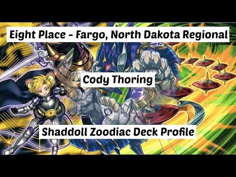 Yu-Gi-Oh! Eight Place - Fargo, North Dakota Regional - Cody Thoring - Shaddoll Zoodiac Deck Profile
