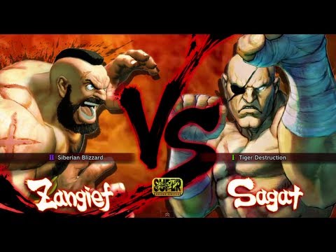 Zangitan [Zangief] vs Nyanshi [Sagat] SSF4 Arcade Edition - Xbox Live Ranked Match
