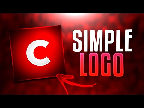 How to make a SIMPLE YOUTUBE LOGO in less than 5 MINUTES! (Photopea Tutorial)