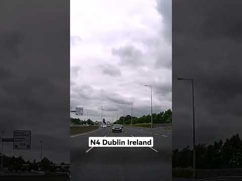 Dublin Ireland Light Traffic Day on National Highway N4 | Lovely #Drive #drivevlogs #dashcam