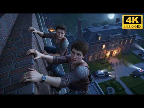 Sneaking Into Grandma’s Mansion – Extreme Parkour Escape | Uncharted™ 4 [4K60FPS HDR]