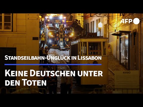 Standseilbahn-Unglück in Lissabon: Keine Deutschen unter den Toten | AFP