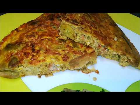 FRITTATA DI PRIMAVERA! CON FAVE CARCIOFI E SALSICCIA.SQUISITA!