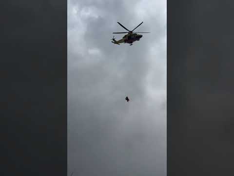Alpinista ferito - l'intervento dei soccorritori sul monte Corchia