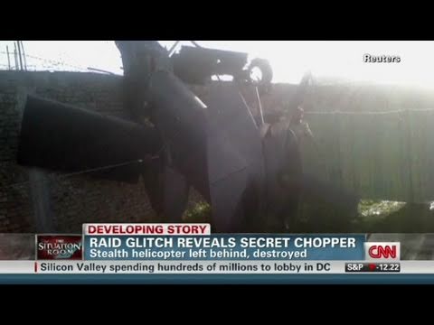 CNN: Raid glitch reveals secret helicopter