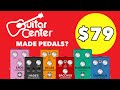 Gamma Budget Pedals: Distortion, Overdrive, Chorus, Delay, Reverb ($79 Line from Guitar Center)